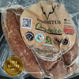 Carne de jabali salchicha orgánica (400g)