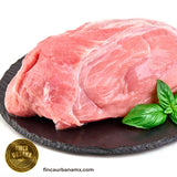 Carne de cerdo rosa orgánico Pierna sin hueso (500g)