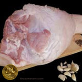 Carne de cerdo rosa orgánico Pierna con hueso (500g)