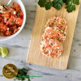 Hamburguesa de trucha ( 180g c/u- 2 pzas)