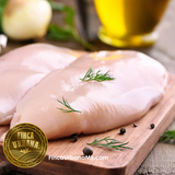 Pechuga de pollo con hueso orgánica (1 pza/580g) peso aprox