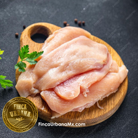 Milanesas de pechuga de pollo orgánicas (500g)