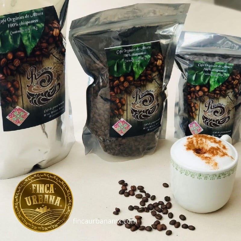 Café grano caracolillo con planchuela orgánico (1 kg)