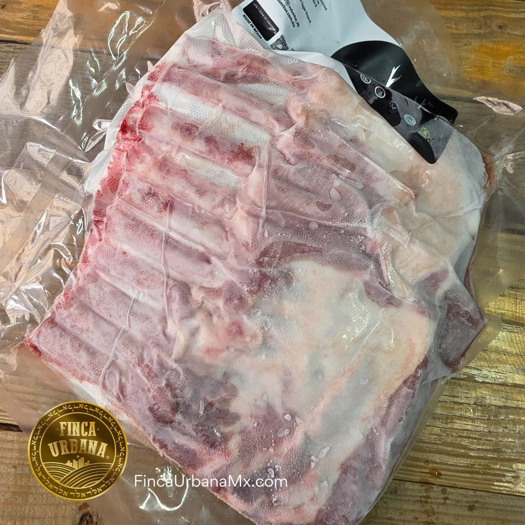 Carne de Cordero Rack Francés Orgánico, Indomitus 705g