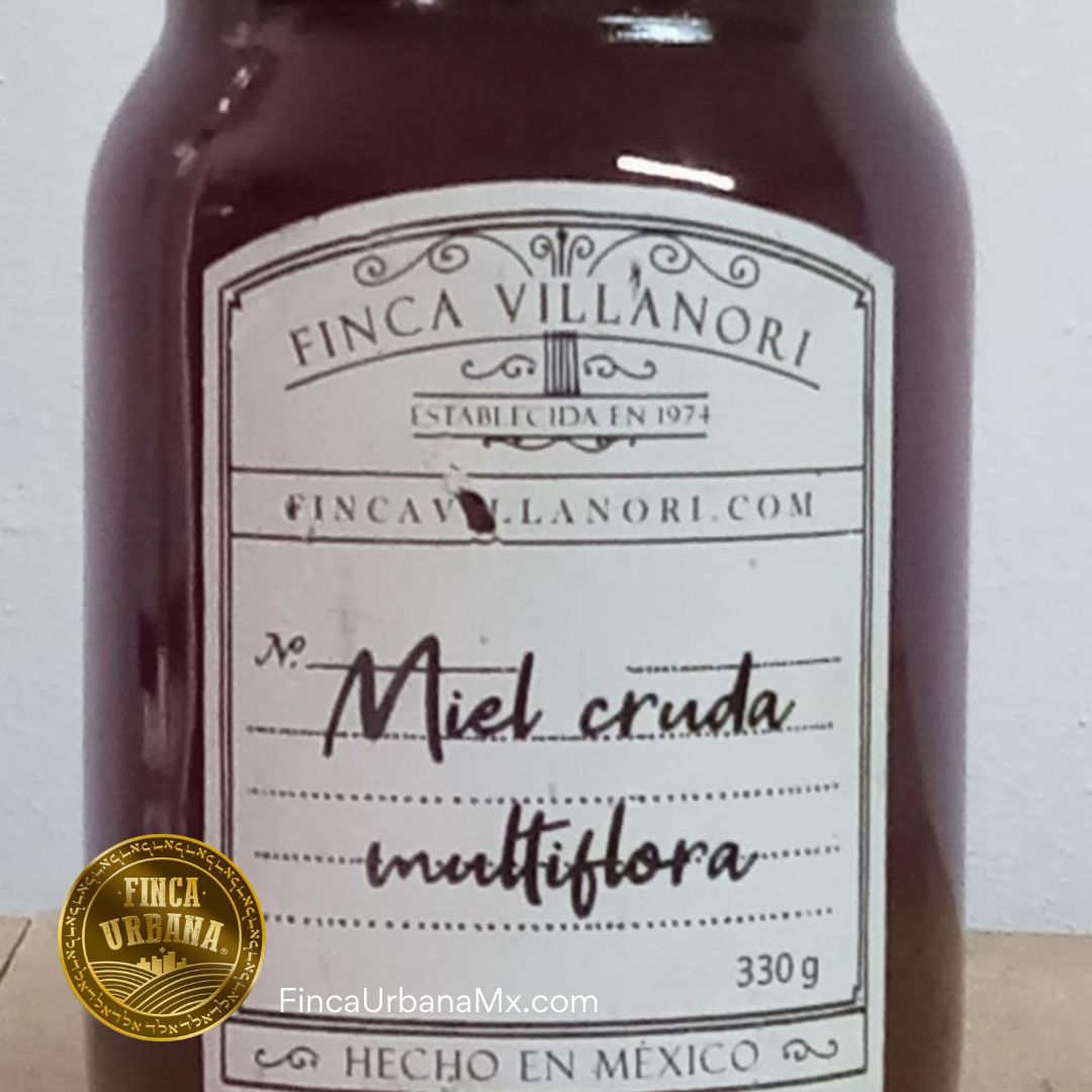 Miel Cruda Multiflora Orgánica, 330g Finca