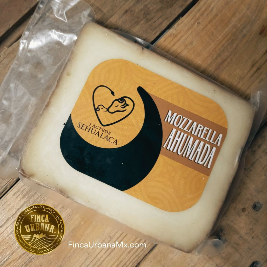 Mozzarella Ahumado Búfala Regenerativo Sehualaca, 500g