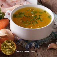 Caldo de huesos de pollo orgánico (chiken bone broth) 1L