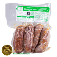 Carne de pavo. Chorizo orgánico (250 g)