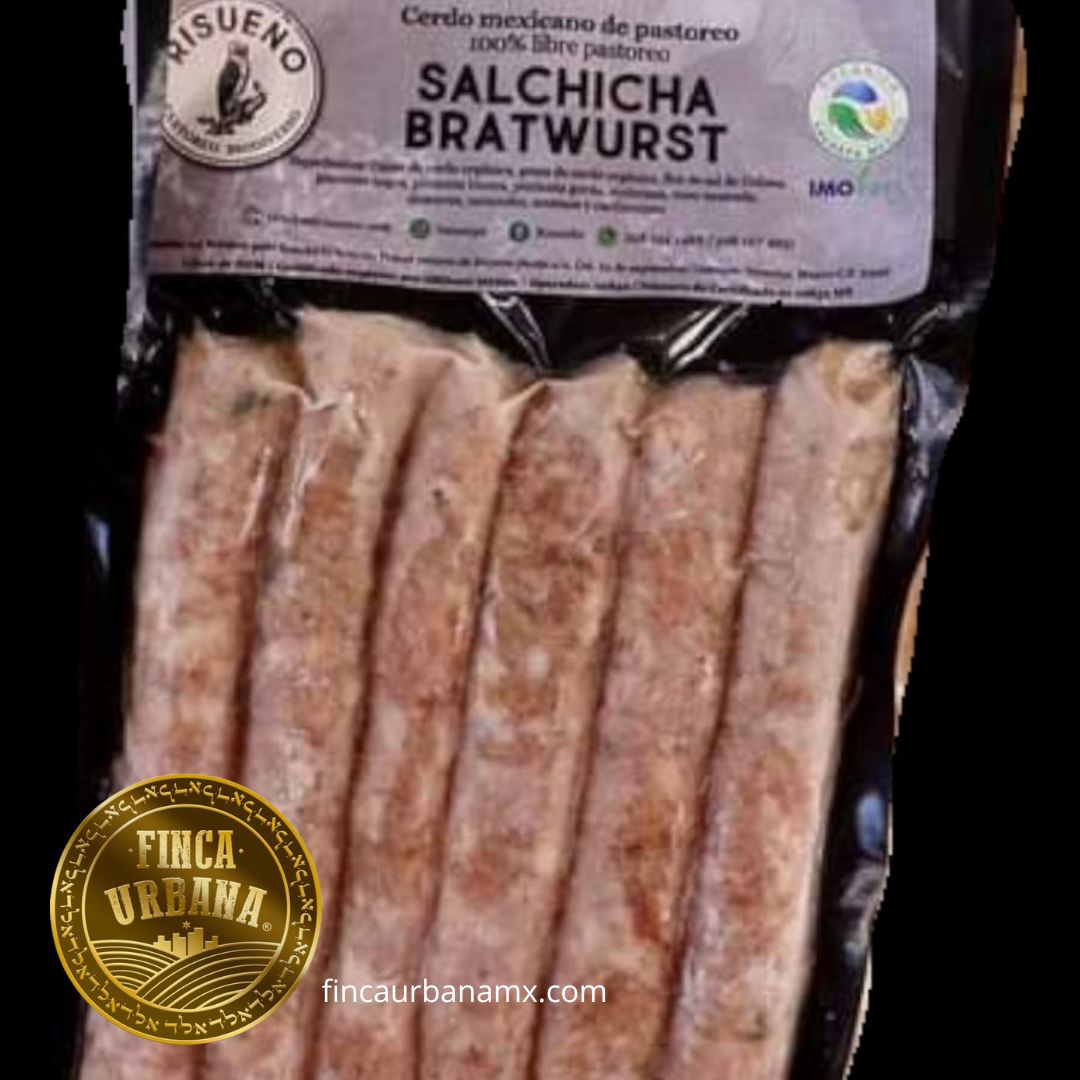 Salchicha bratwurst orgánica (250 g)