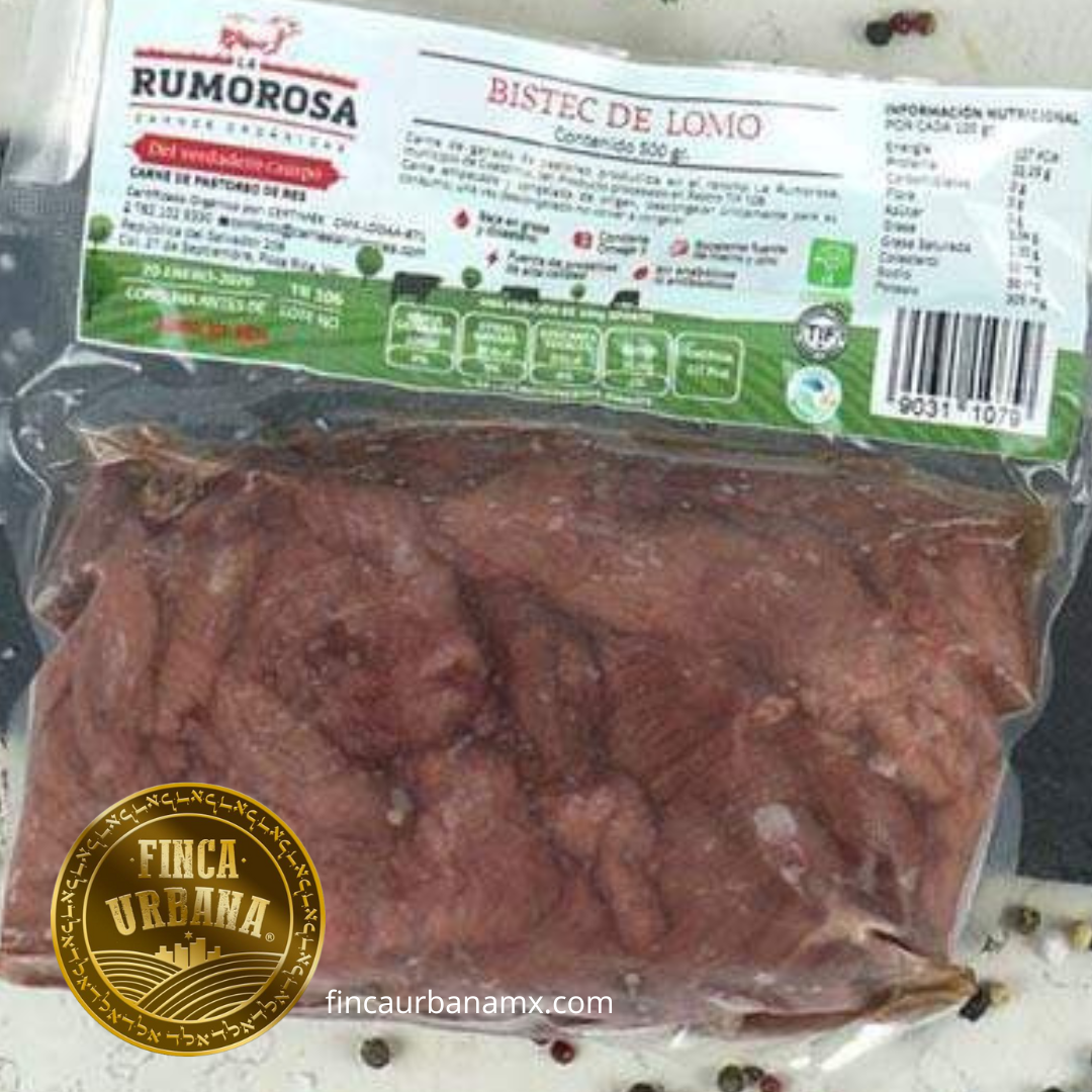 Bistec de lomo orgánico (500 g)