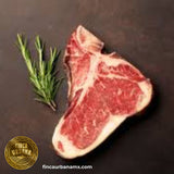 Carne de venado. Corte americano T-bone