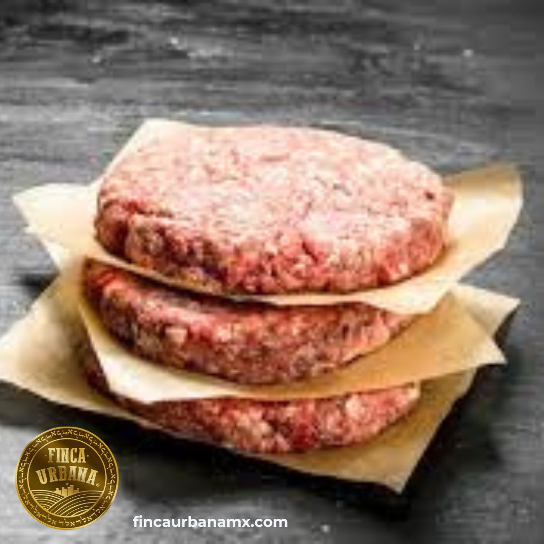 Carne de cerdo rosa Hamburguesa orgánica (300 g)