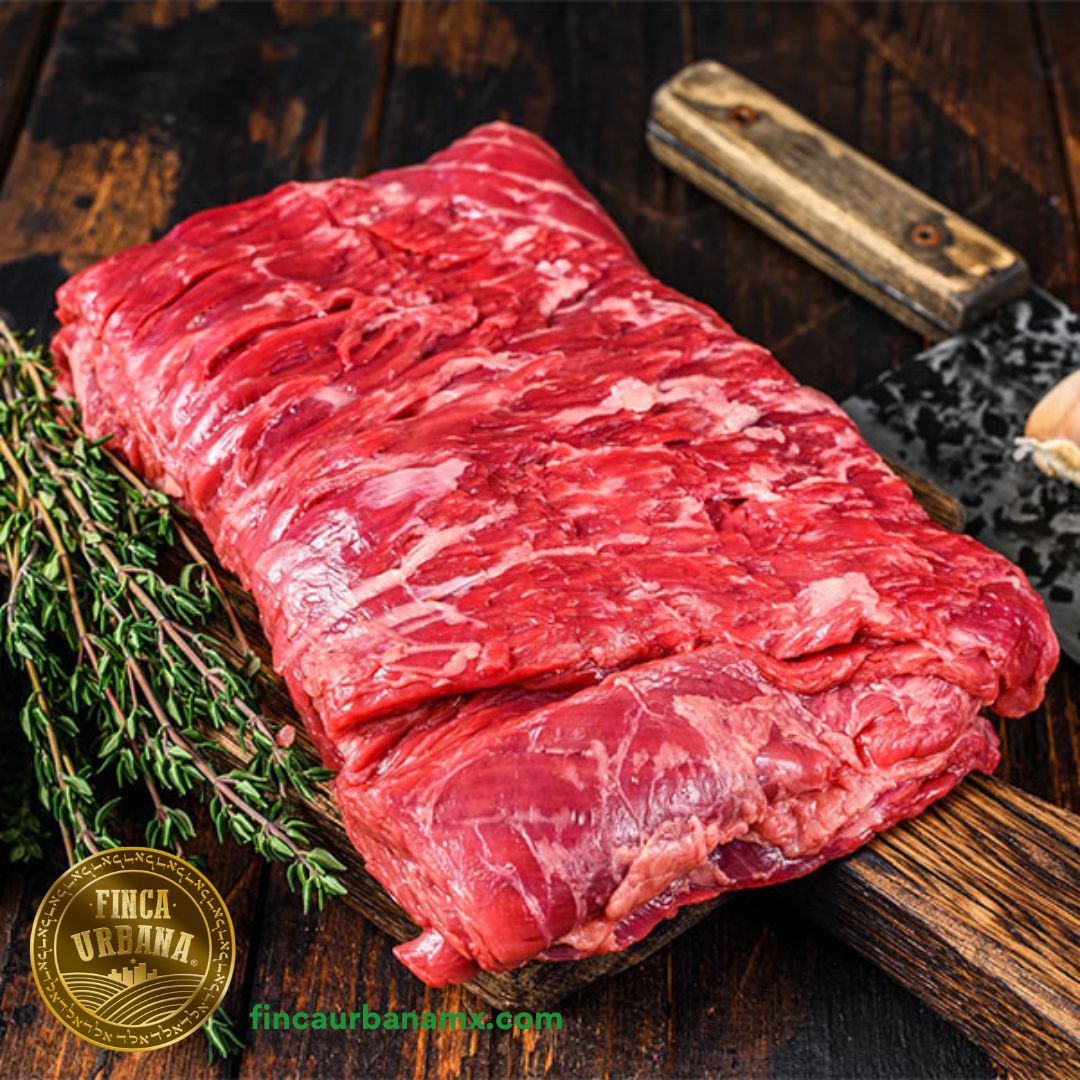 Carne de búfalo orgánico arrachera (500 g)
