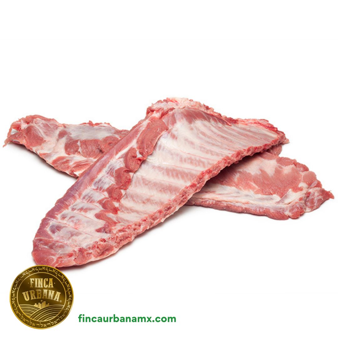 Carne de cerdo rosa Costilla orgánica (500 g)
