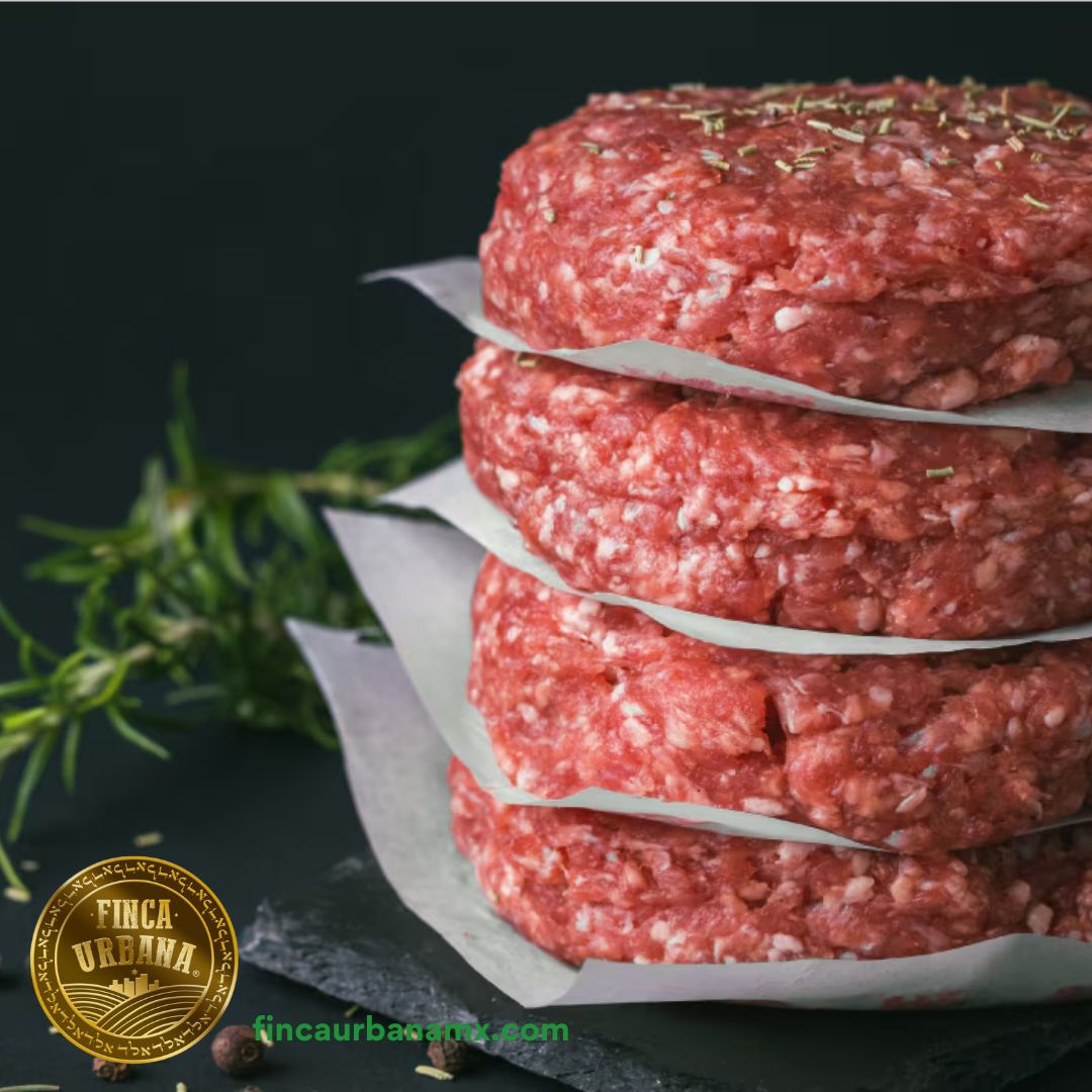 Hamburguesas de res orgánicas (5 medallones)