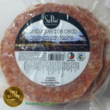 Carne de cerdo rosa orgánico Hamburguesa con tocino (600 g)