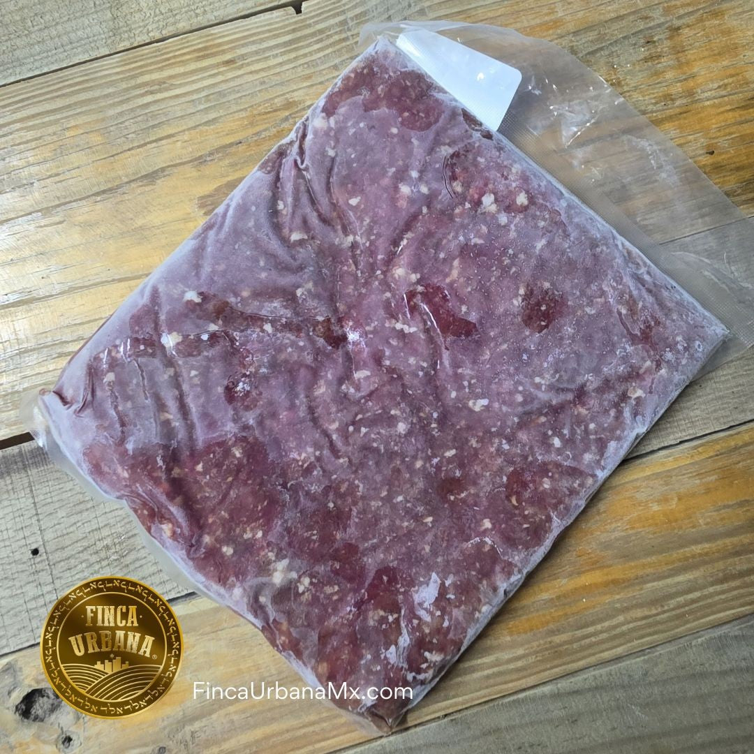 Carne de Res Molida de Pulpas 90/10 Orgánica, Indomitus, 500g